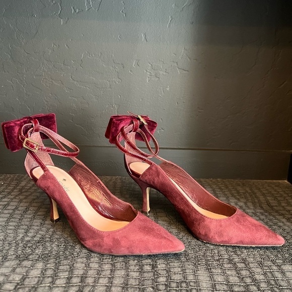 KATE SPADE Sheena -Deep Russet Color: burgundy Size:6 - Picture 1 of 10
